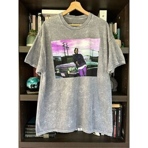 🐿️ NWOT Ice Cube Mineral Wash Grey Short Sleeve Graphic Tee Unisex XL